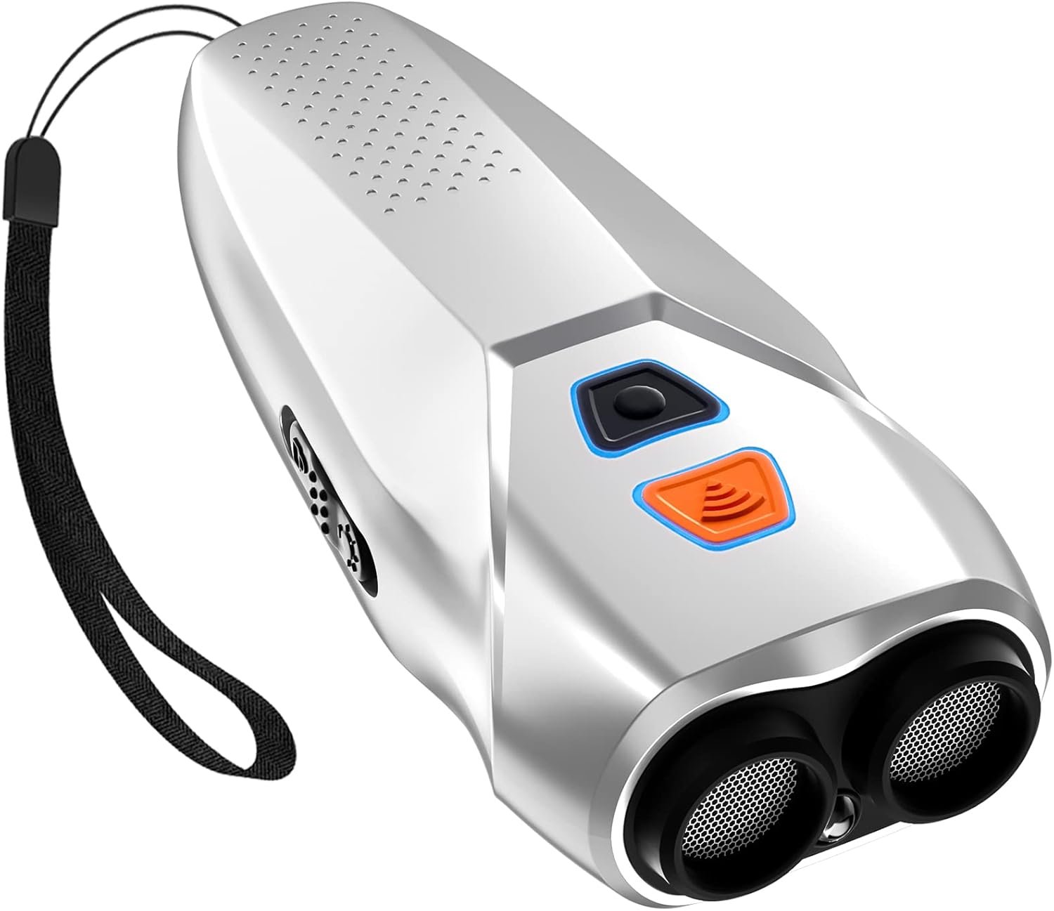 Control Devices Dual Sensor Anti Barking Device with Training/Deterrent Modes Dog Whistle to Stop Barking Ultrasonic Dog Barking Deterrent with LED Flashlight 25 FT Range Rechargeable