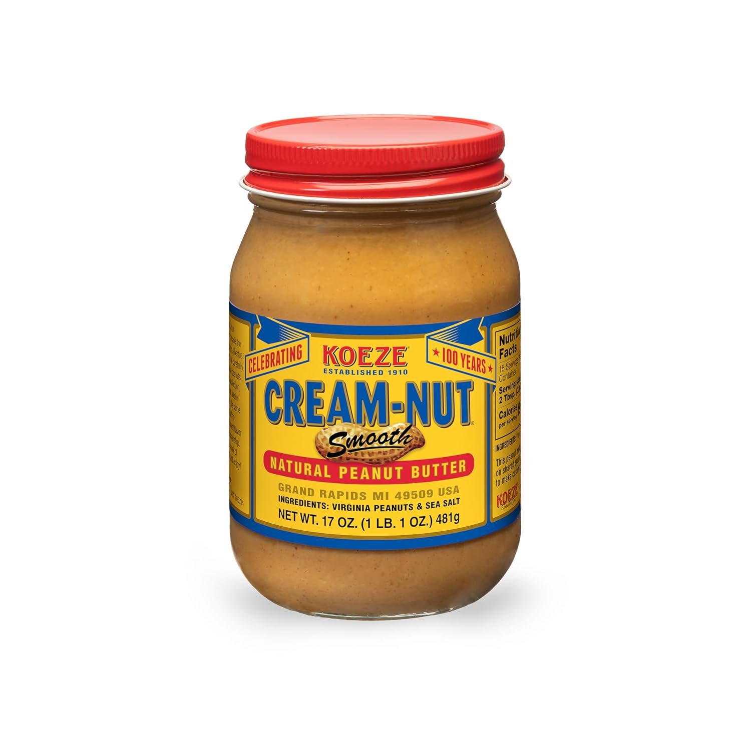 Cream Nut Natural Smooth Peanut Butter